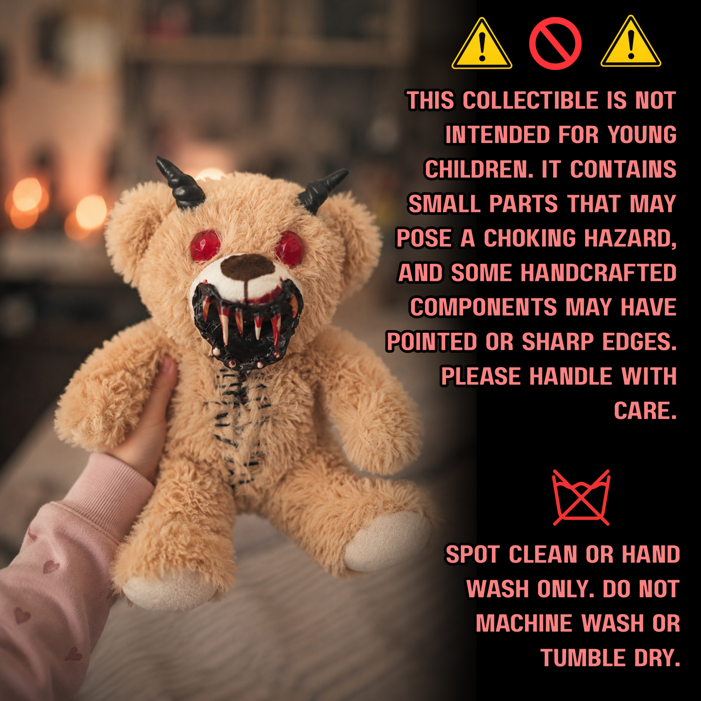 Sinister Stuff 'n' Stitch™ Demon Bear