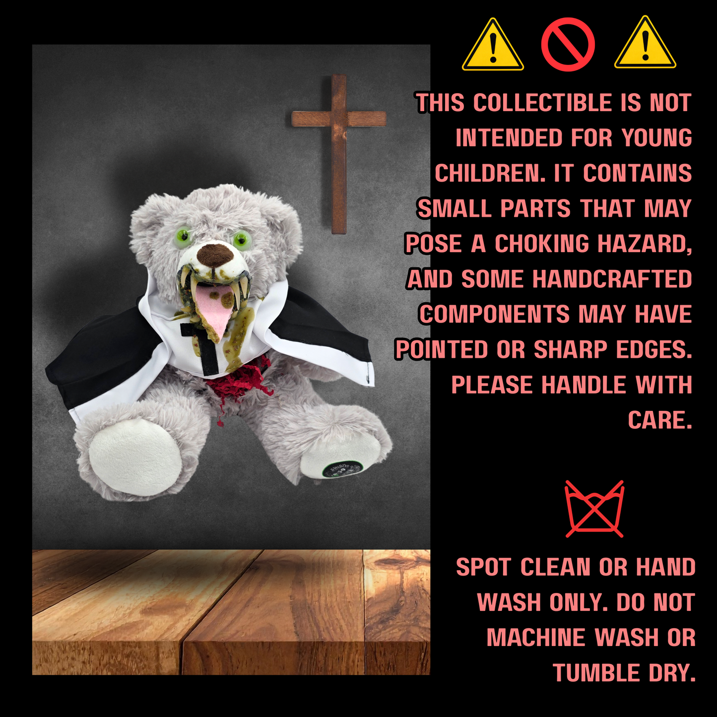 Sinister Stuff 'N' Stitch™ Possessed Bear Plush
