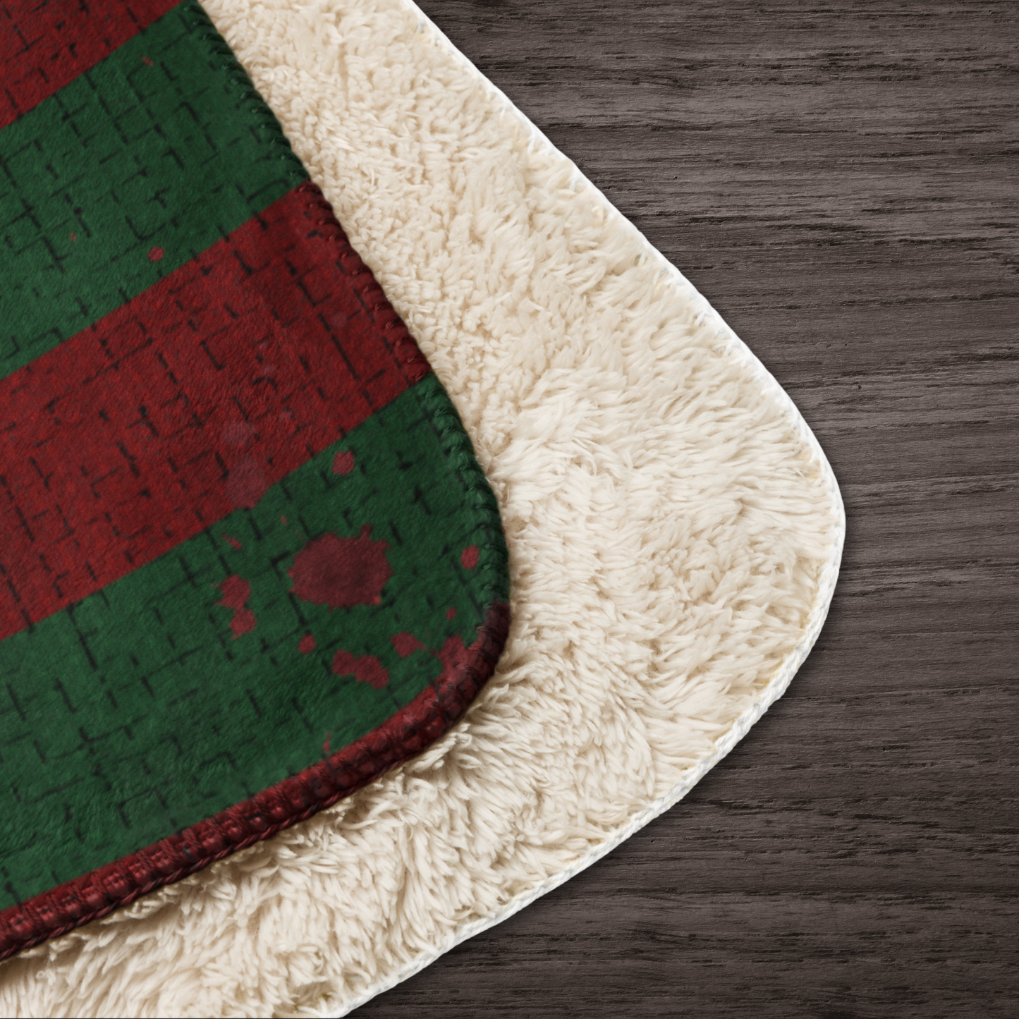 Freddy Sweater Sherpa blanket gift for couple Elm Street blanket gift for him Krueger blanket horror decor gift for her