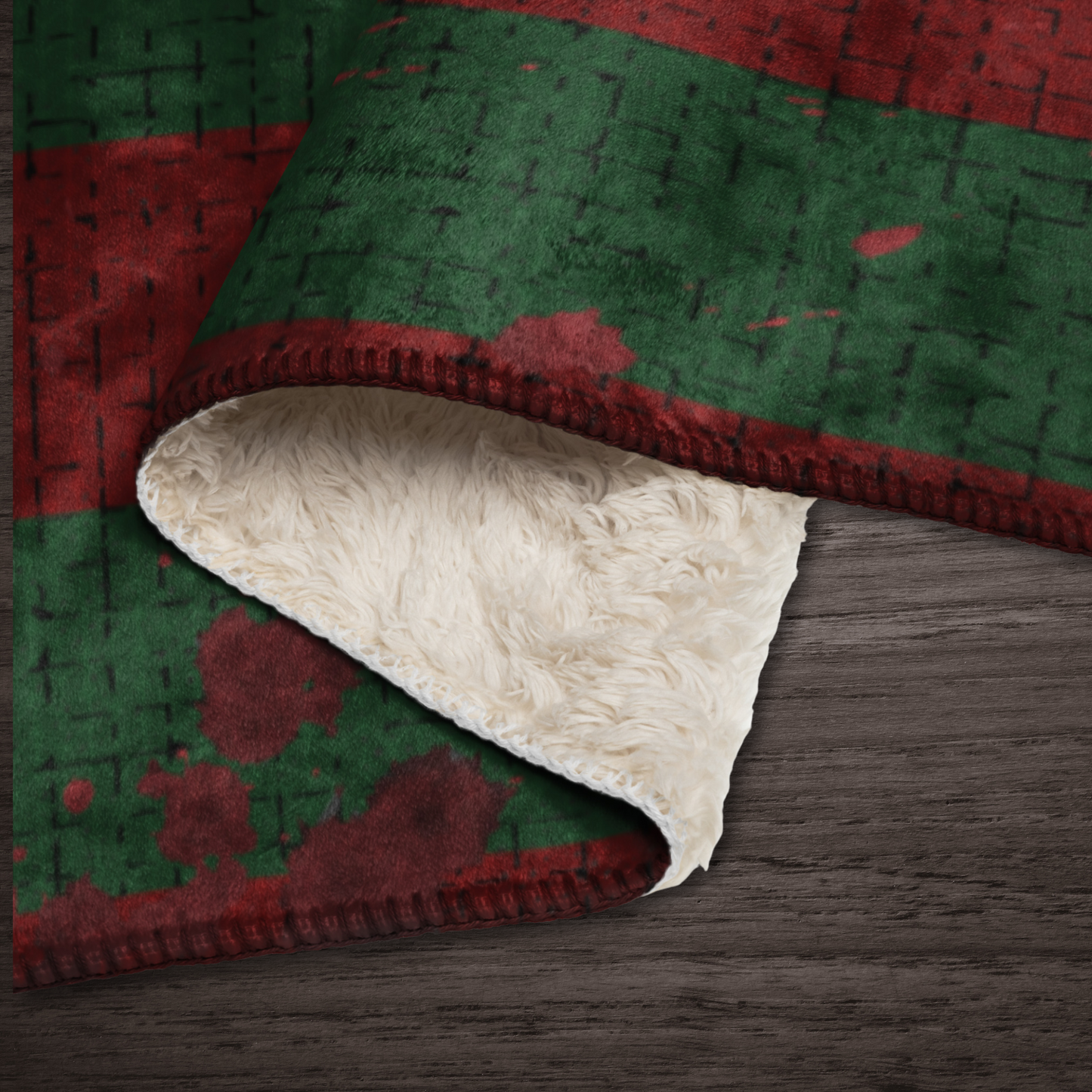 Freddy Sweater Sherpa blanket gift for couple Elm Street blanket gift for him Krueger blanket horror decor gift for her