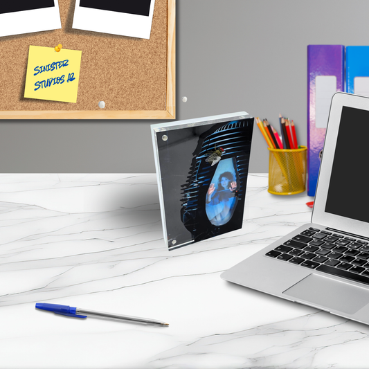 The Fly Inspired 3D Effect Acrylic Display – Veronica Horror Scene Art, Sci-Fi Collector Decor