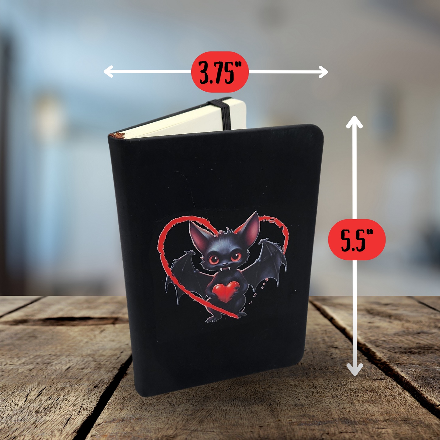 Love Bites Journal horror movie log book horror fan gift gothic diary gift for her notebook gift for her love journal for couple