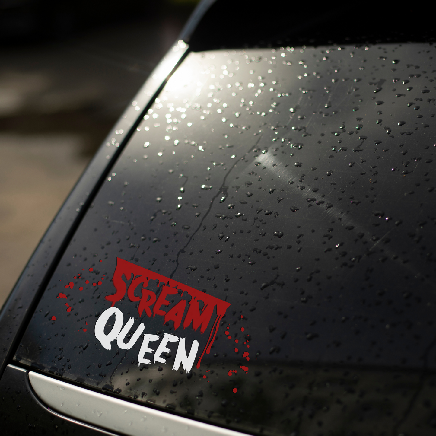 Scream Queen Vinyl Decal horror girl car decal vinyl sticker mirror decal cup sticker halloween vinyl decal gift for horror moviefan