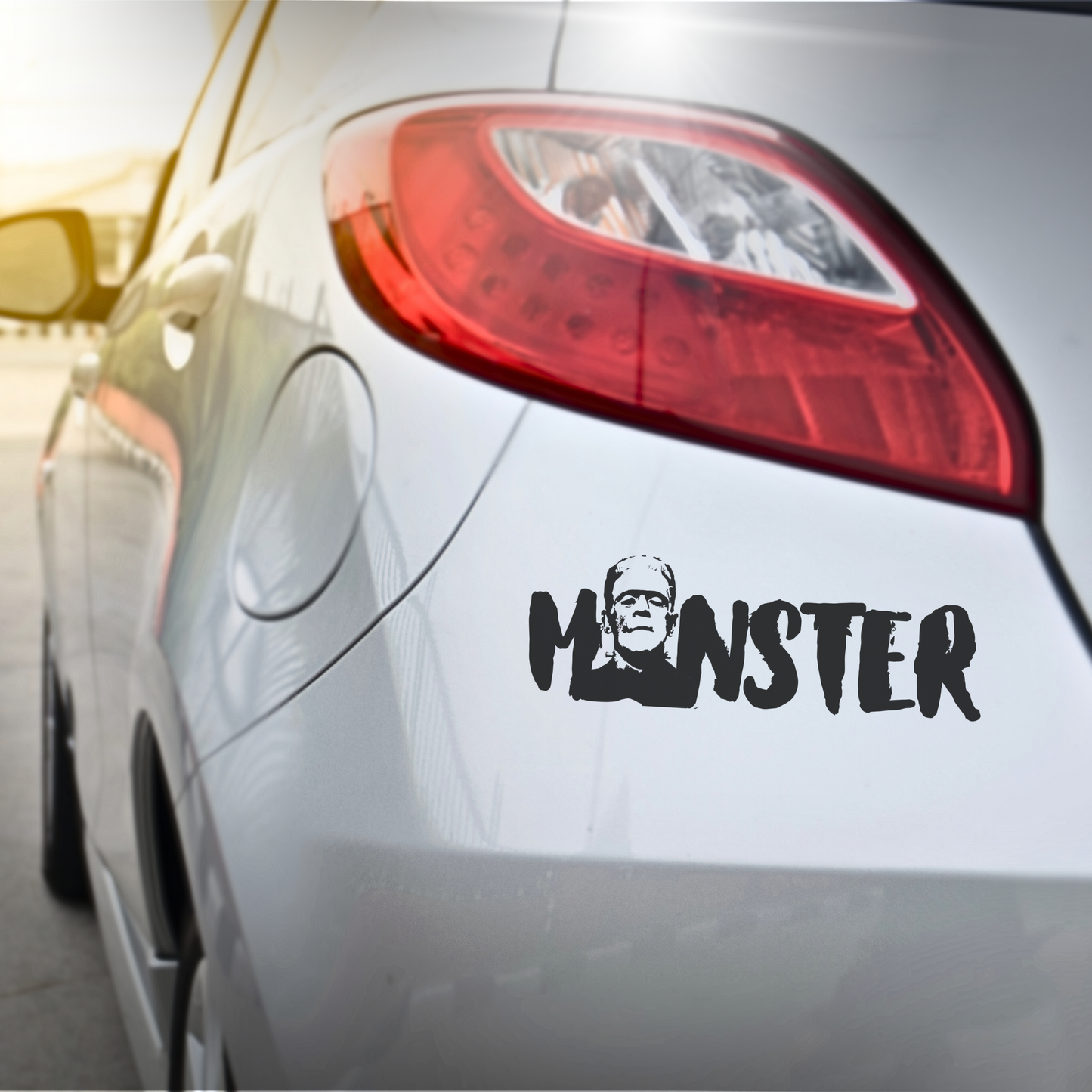 Monster Vinyl Decal Frankenstein car decal vinyl sticker mirror decal cup sticker halloween vinyl decal gift for horror fan