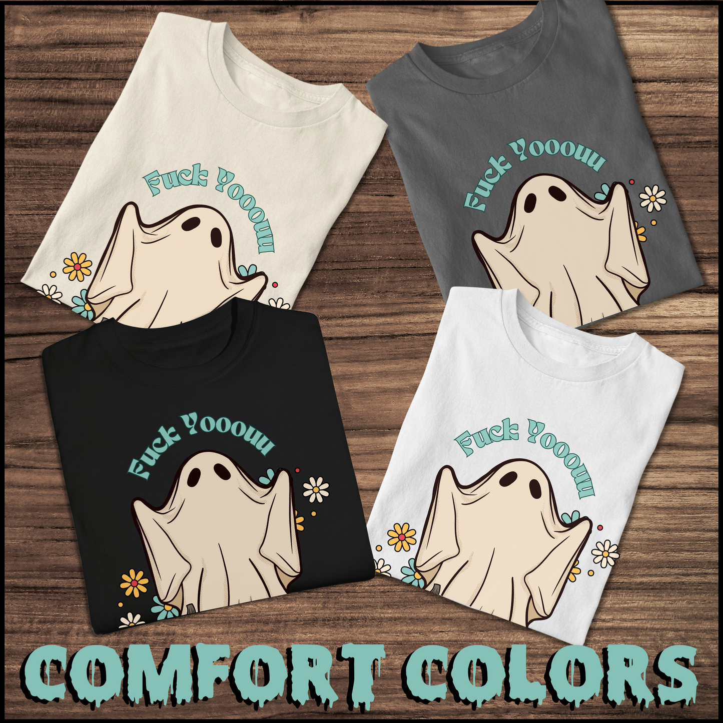 F You Ghost tee unisex shirt Halloween tee for her ghost tshirt for her funny halloween ghost tee gift fall season horror tee for her graphic cute horror tshirt