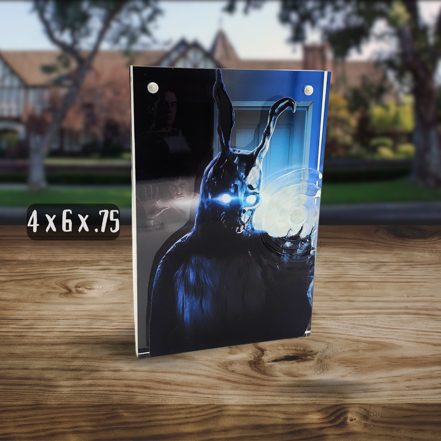 Frank the Rabbit 3D Effect Acrylic | Donnie Darko Collectible Display | Horror Movie Merch Gift| Layered Magnetic Acrylic Decor