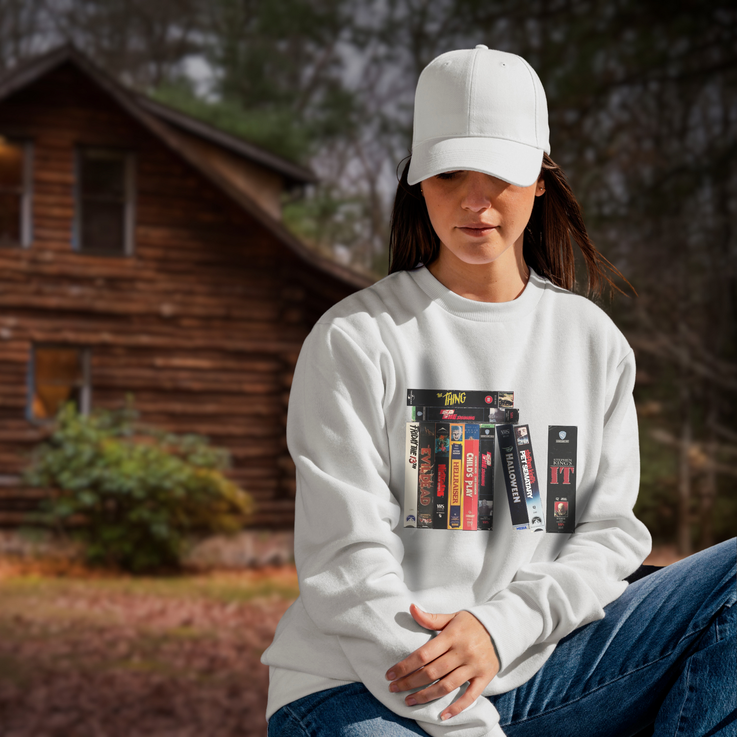 Retro Horror VHS sweatshirt horror movie sweatshirt gift for her men's sweatshirt bday gift women's horror sweatshirt horror movie sweatshirt