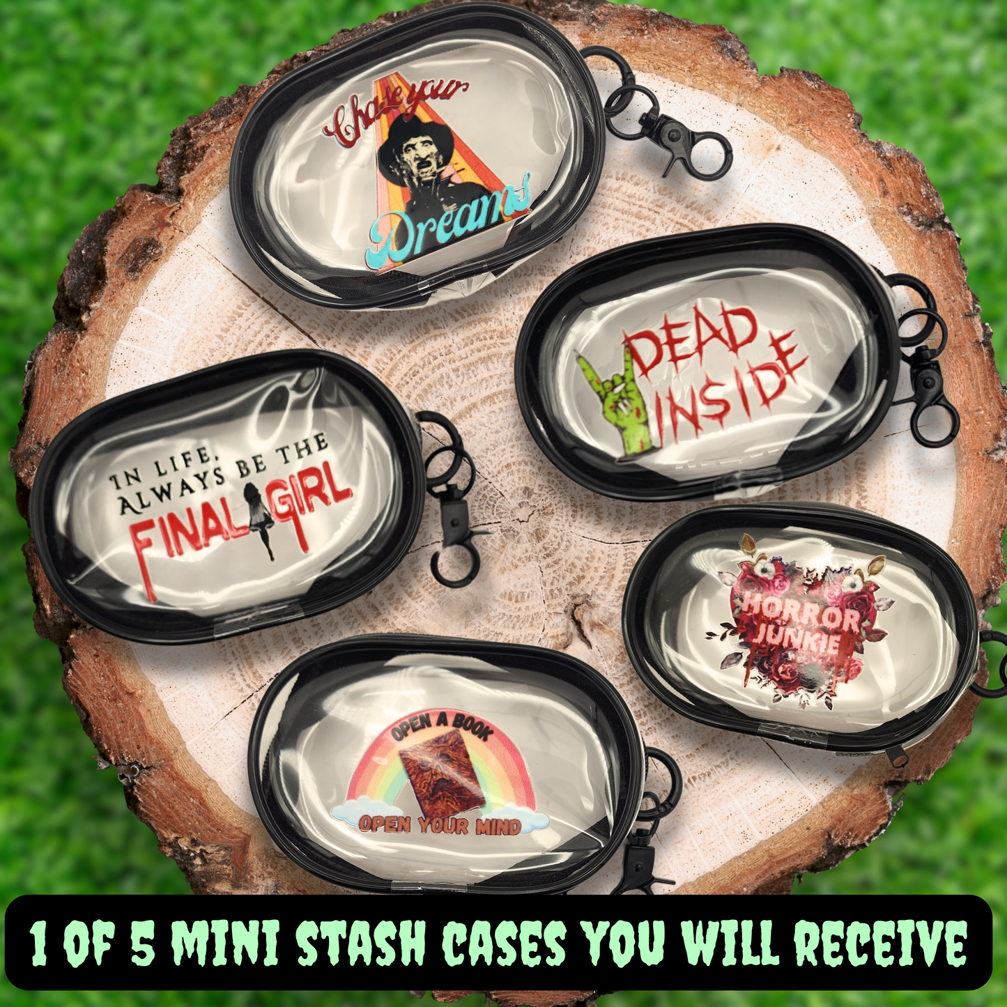 Creepster Basket | Horror Mystery Easter Basket | Spooky Goth Gift with Horror-Themed Surprises & Black Eggs