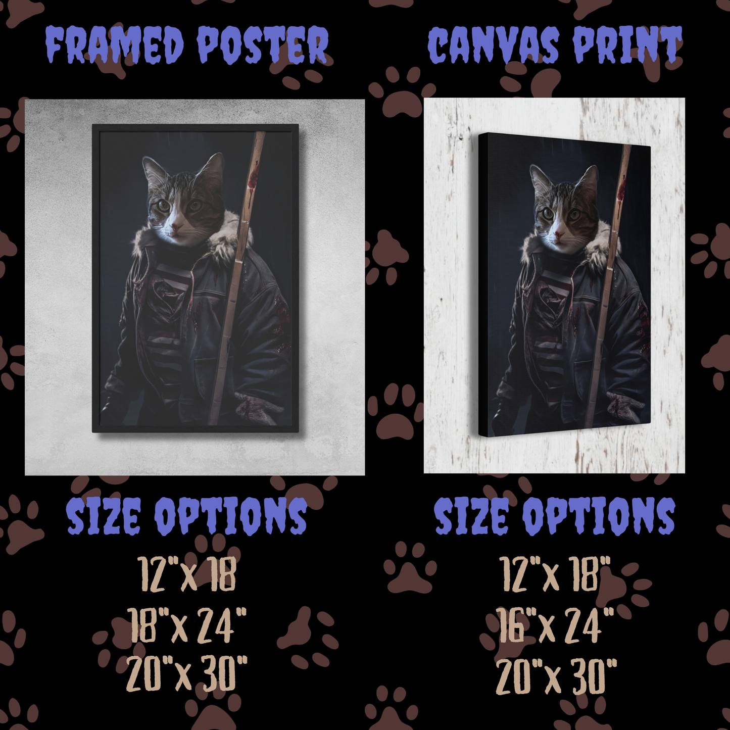 The Maniac Custom Creepy Pet Portrait Personalized Horror Pet portrait digital download creepy pet portrait gift for her
