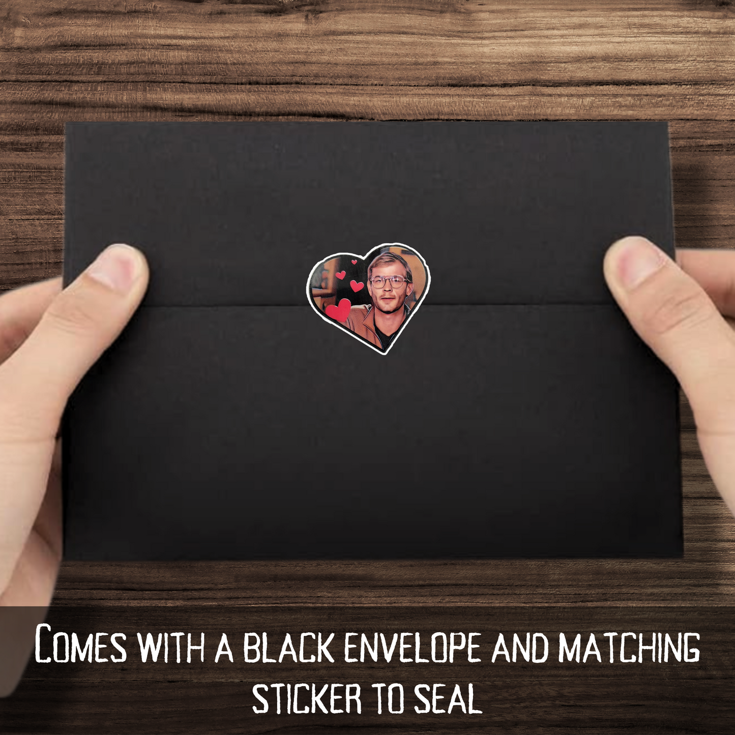 Dahmer Dinner Love card dark humor valentine card anniversary card for him dark humor love card true crime Horror Valentine card for her
