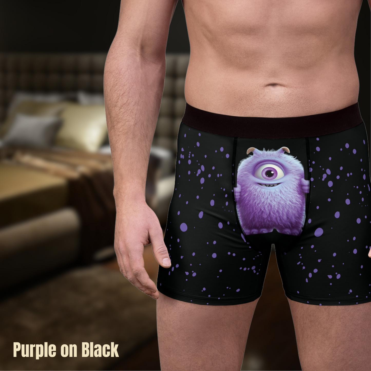 Crotch Monsters funny boxer briefs gift for him bachelor party gift anniversary for him funny gag gift underwear