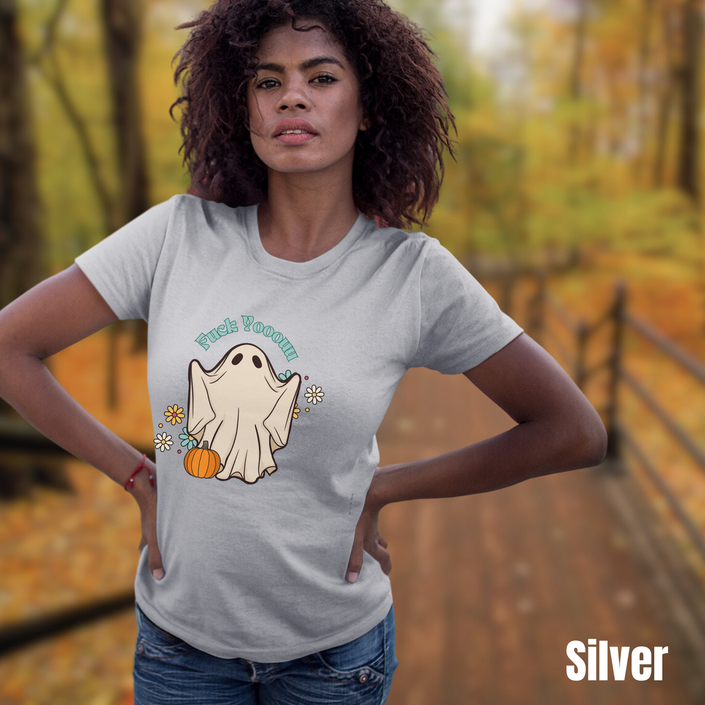 F You Ghost tee unisex shirt Halloween tee for her ghost tshirt for her funny halloween ghost tee gift fall season horror tee for her graphic cute horror tshirt