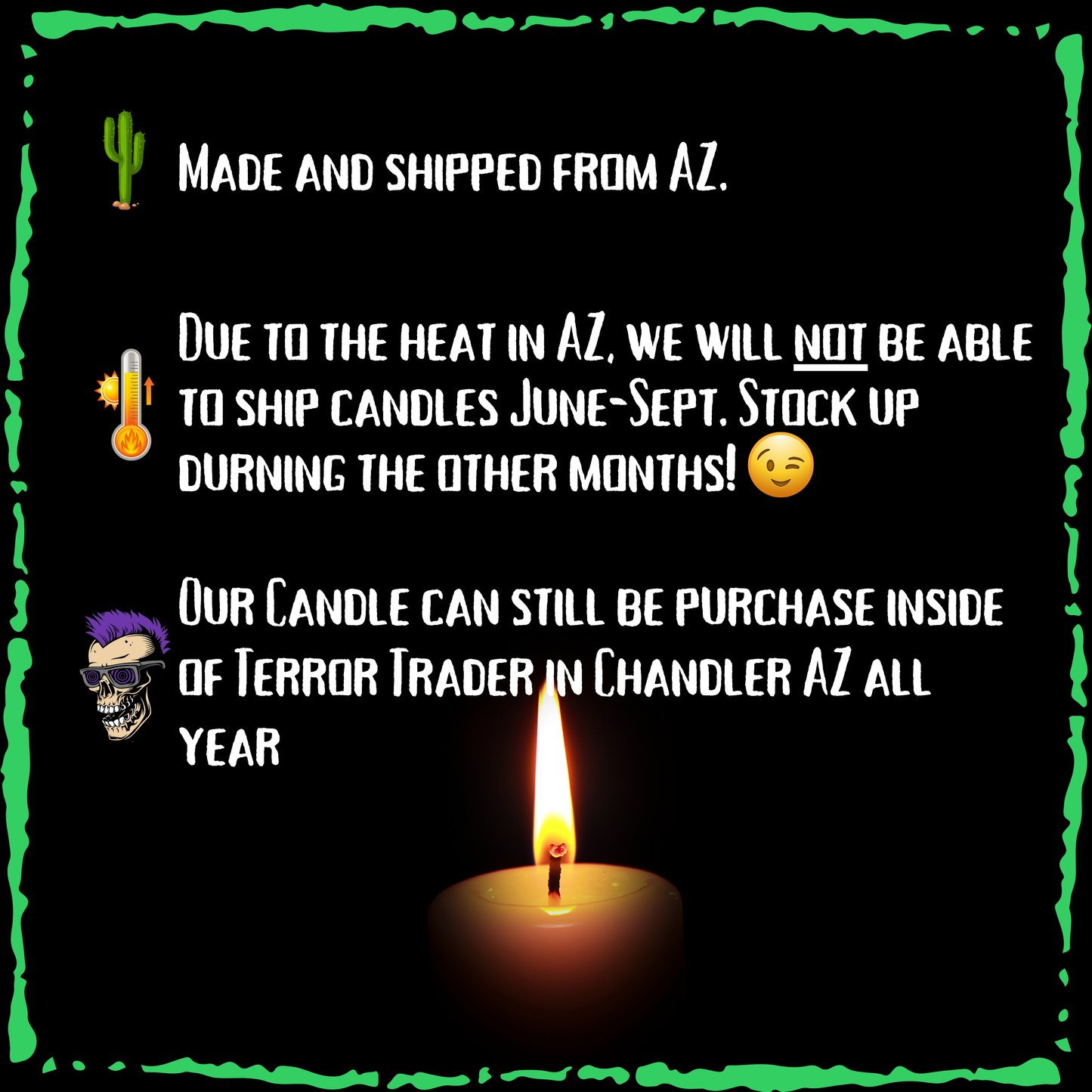 The Plainfield Ghoul soy coconut wax candle leather scented candle serial killer Ed Gein candle housewarming gift true crime home decor gift for her