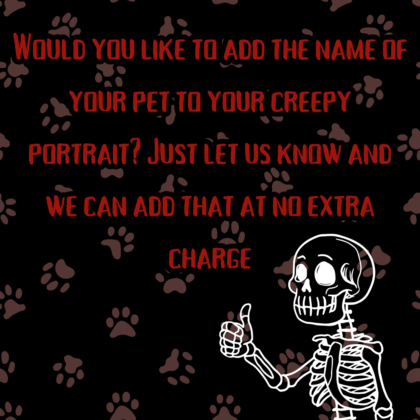 Merry Gothmas Custom Creepy Pet Portrait • Horror Holiday Pet Art • Gothic Christmas Pet Painting • Cat or Dog Photo to Dark Xmas Artwork