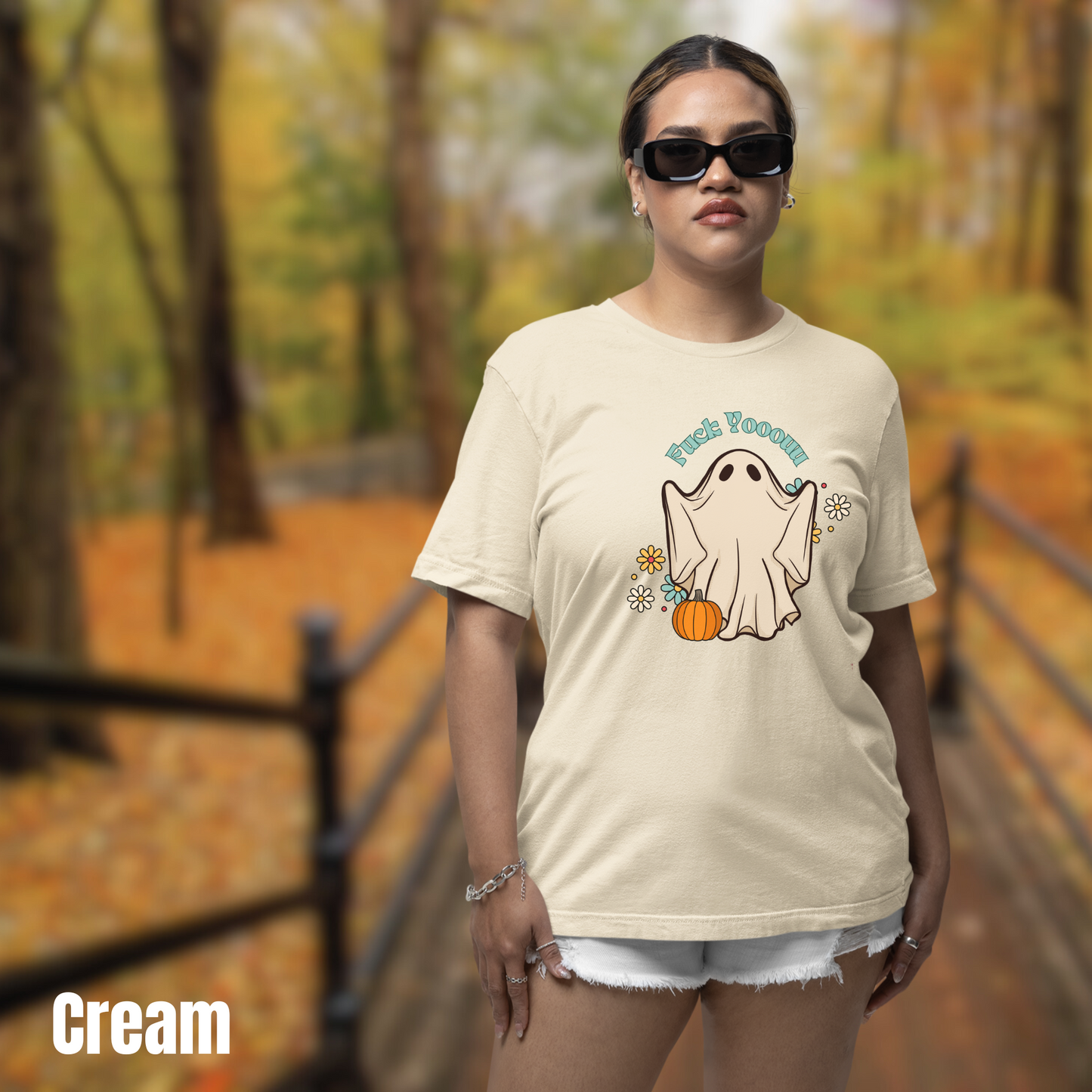F You Ghost tee unisex shirt Halloween tee for her ghost tshirt for her funny halloween ghost tee gift fall season horror tee for her graphic cute horror tshirt