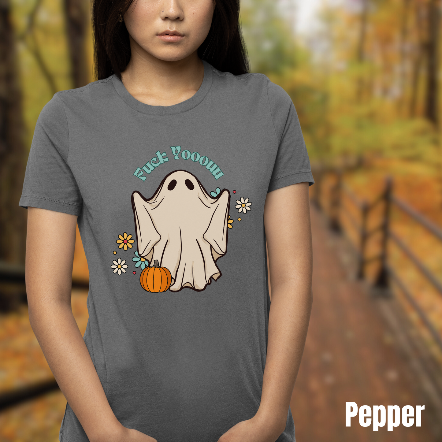 F You Ghost tee unisex shirt Halloween tee for her ghost tshirt for her funny halloween ghost tee gift fall season horror tee for her graphic cute horror tshirt
