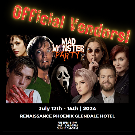 We are official venders at Horror Cons this year!
