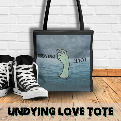 Undying Love graphic Tote Bag gift for her horror bag horror gift couples gift wedding gift anniversary gift beach tote grocery tote gift