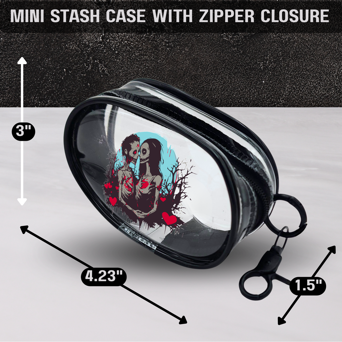 Zombie Love Bag Collection – Gothic Tote, Makeup Pouch & Mini Stash Case