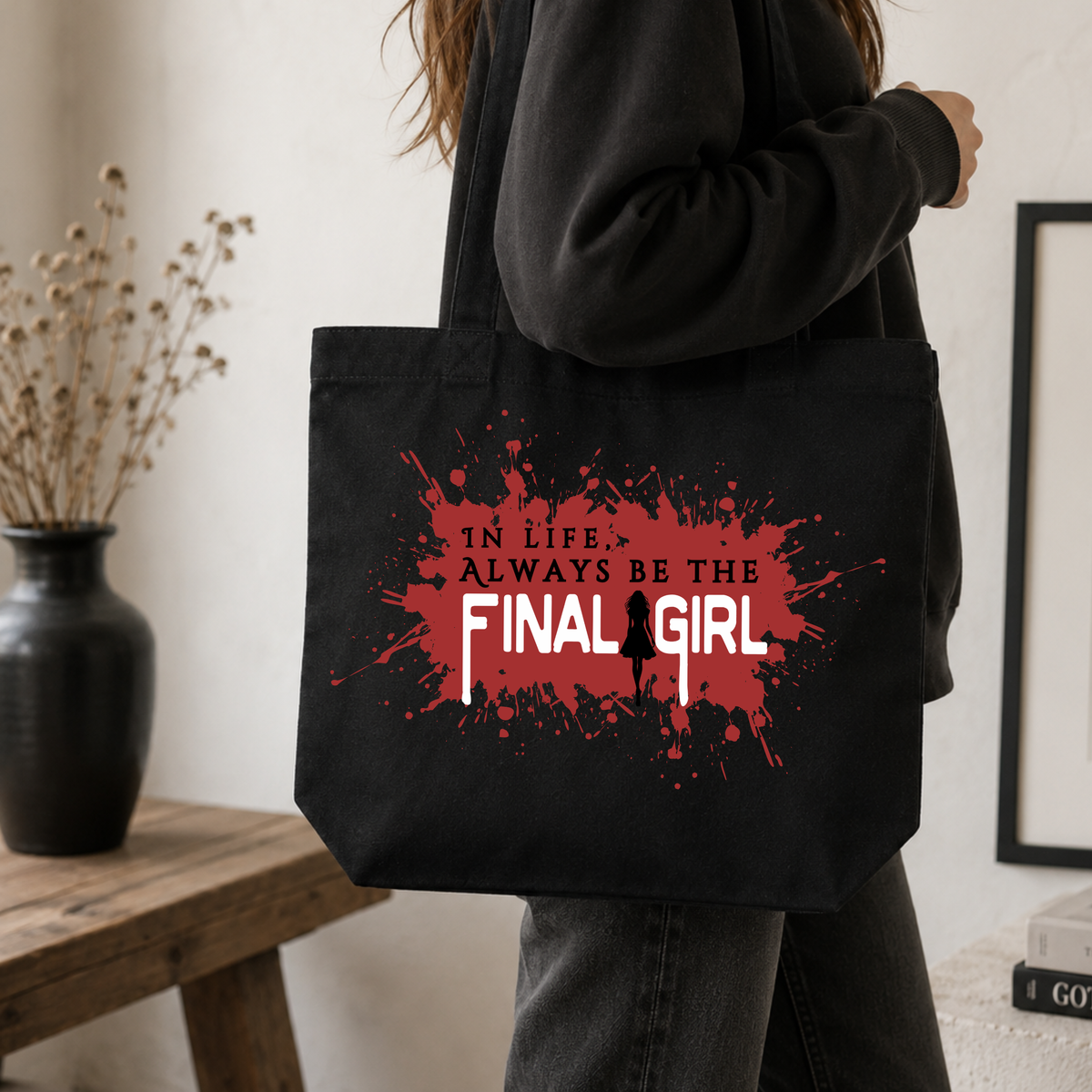 FINAL GIRL Horror Bags & Totes – Choose Your Bag Style and Spooky Design