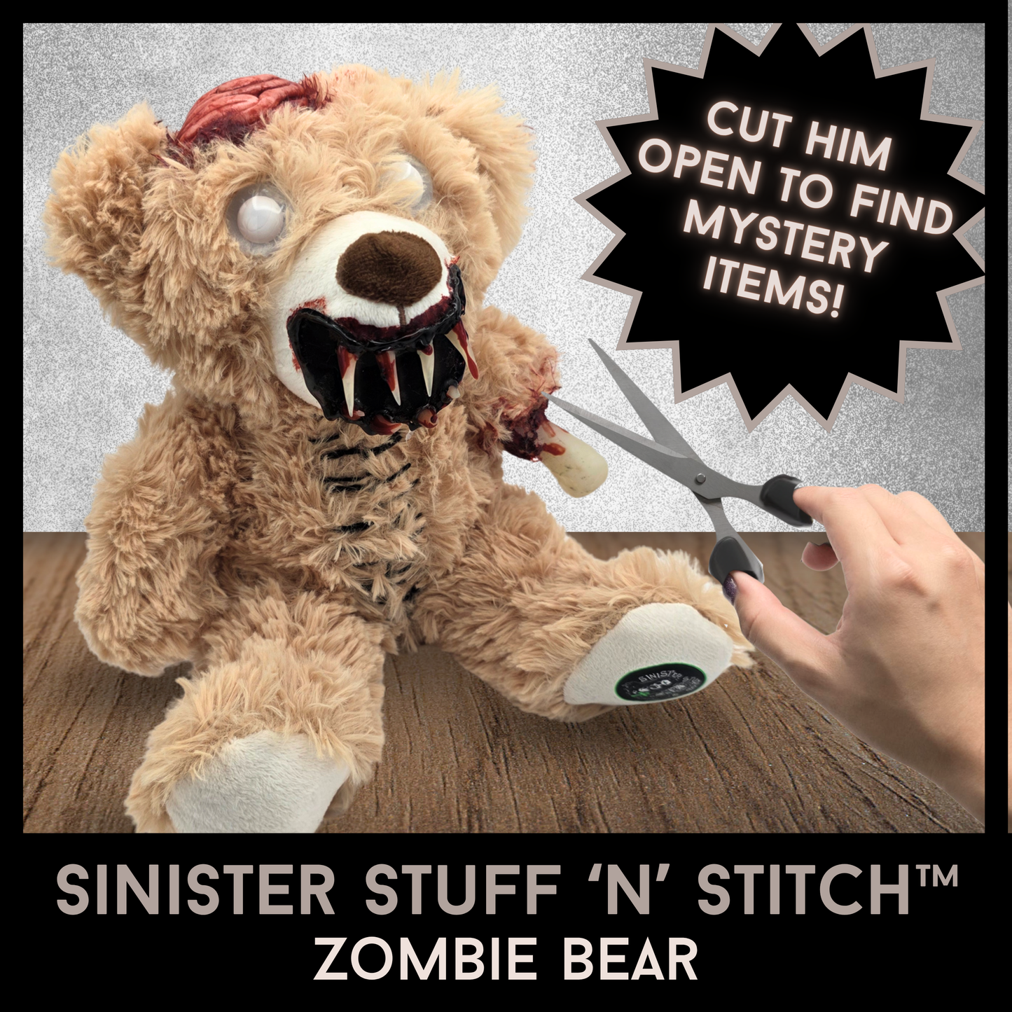 Sinister Stuff 'N' Stitch™ Zombie Bear