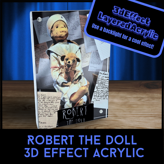 Robert the Doll – Haunted Doll 3D Effect Acrylic Art