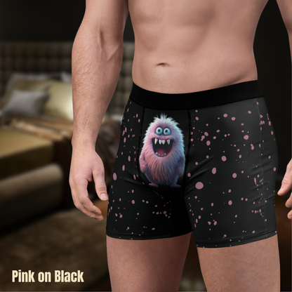 Furry Crotch Monsters funny boxer briefs gift for him bachelor party gift anniversary for him funny gag gift underwear (Copy)