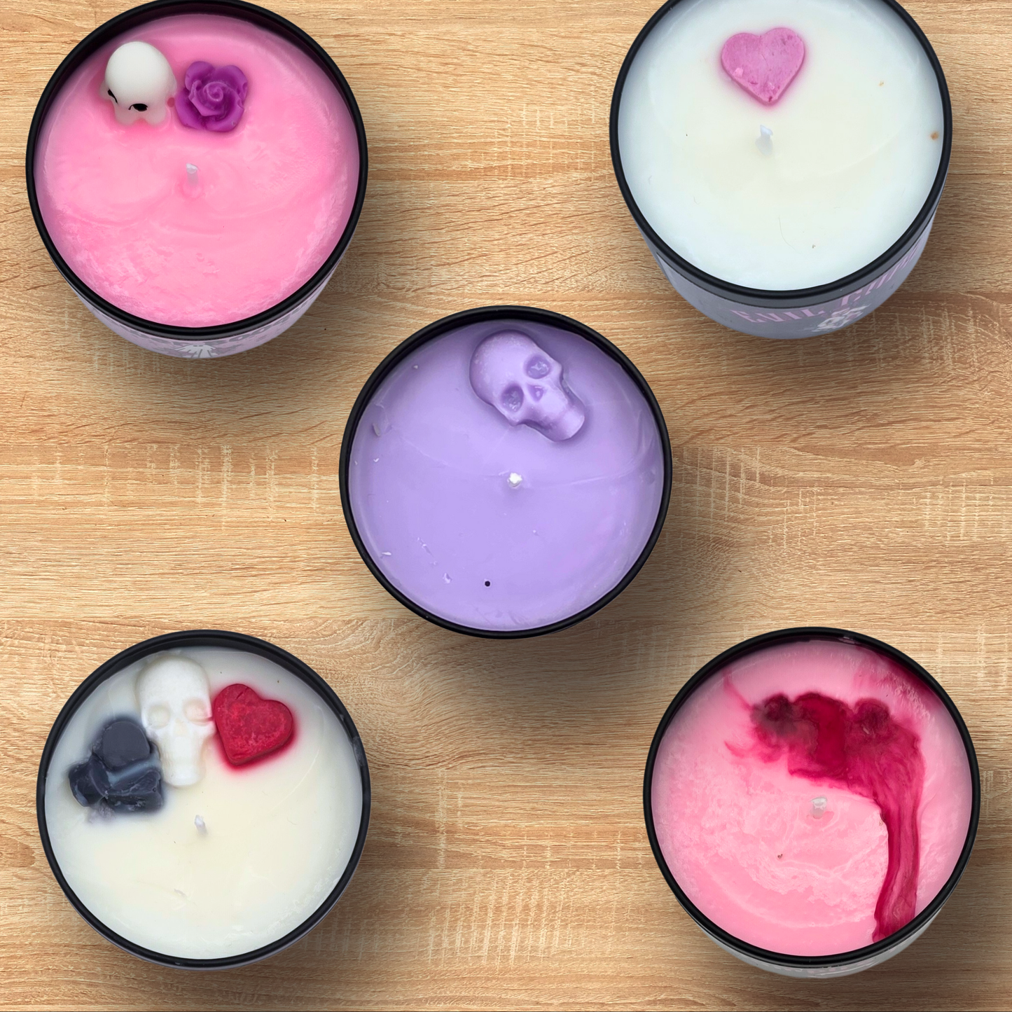 Sinister Love Candle Gift Set | Gothic Valentine Candles | Horror Romance Gift | Soy Coconut Wax | Spooky Love Decor | Sinister Studios AZ