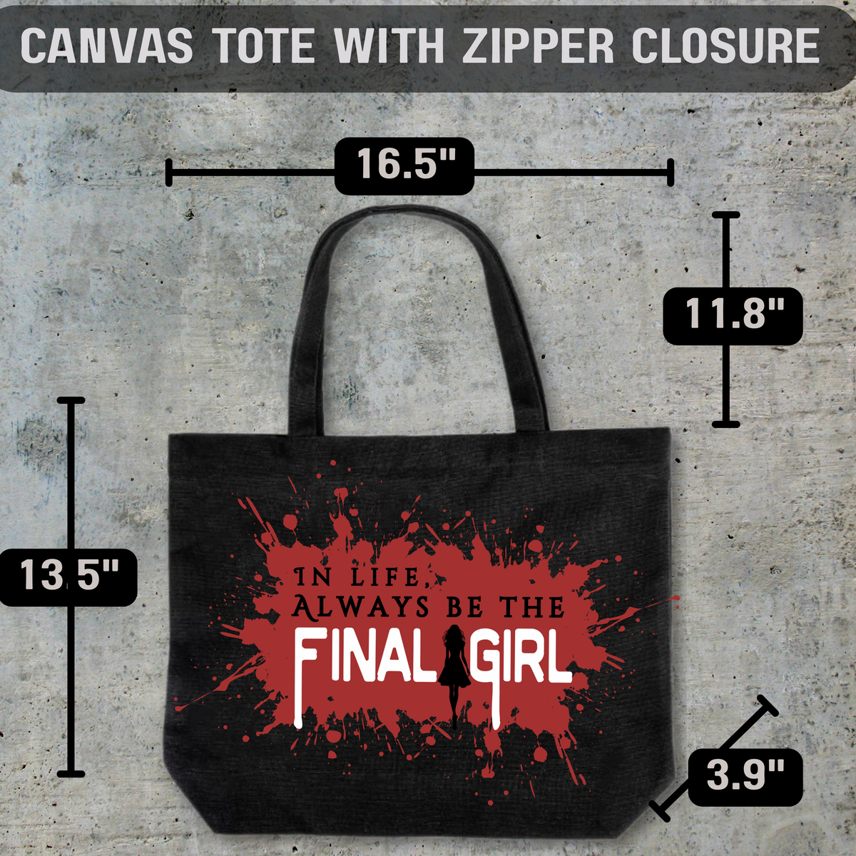 FINAL GIRL Horror Bags & Totes – Choose Your Bag Style and Spooky Design