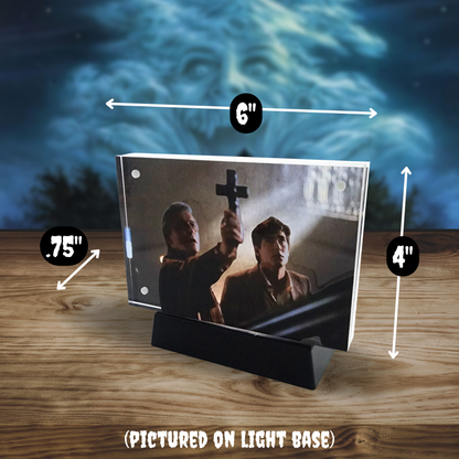 Charley & Peter 3D Effect Acrylic – Fright Night Collectible Display | Horror Autograph Display Piece | Sinister Studios AZ Original