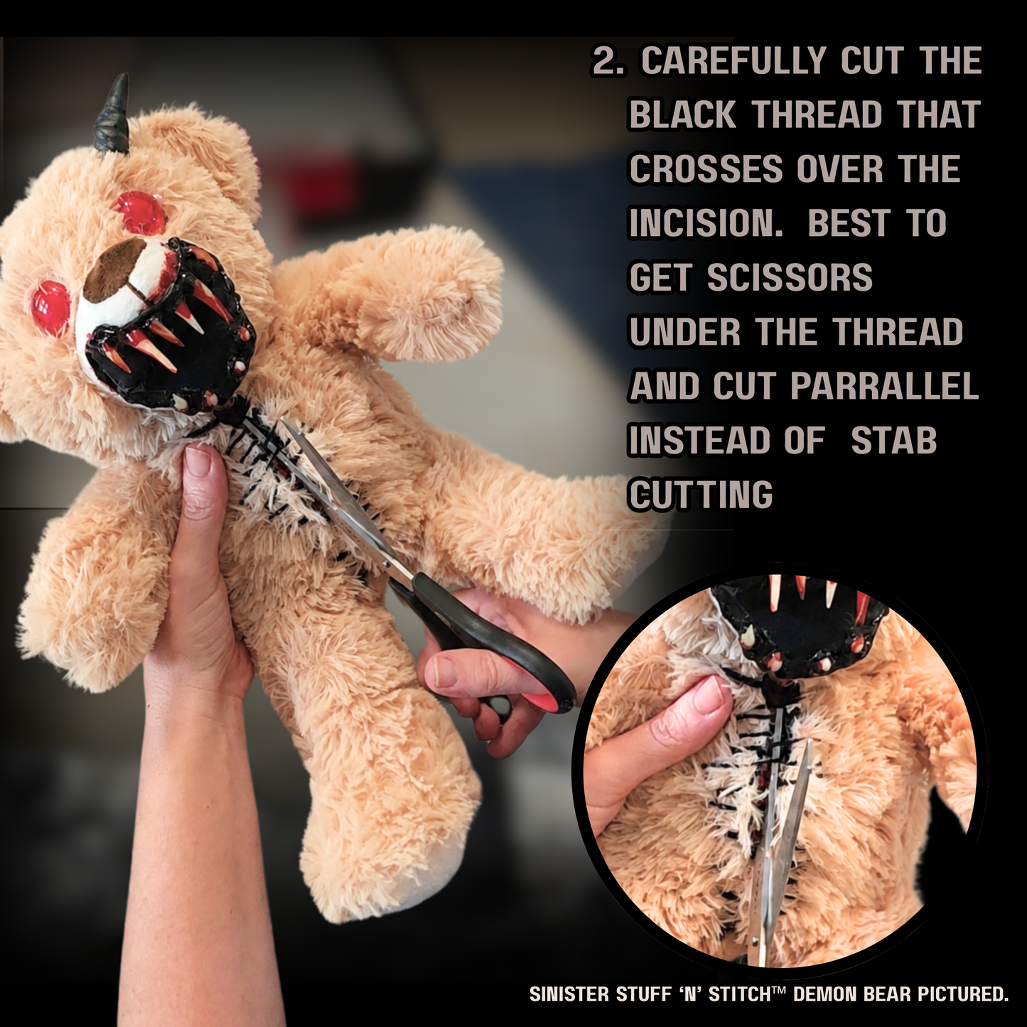 Sinister Stuff 'N' Stitch™ Zombie Bear