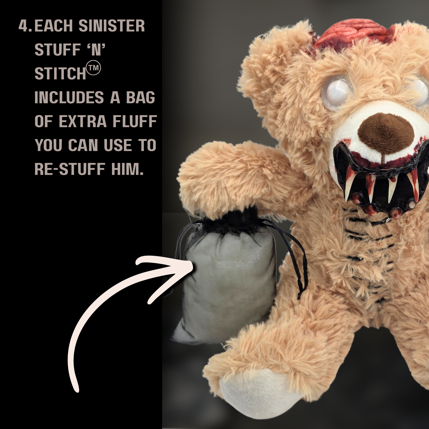 Sinister Stuff 'N' Stitch™ Zombie Bear