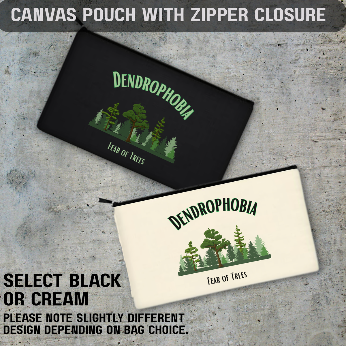 Dendrophobia Bag Collection – Tree Lover Tote, Botanical Pouch & Stash Case