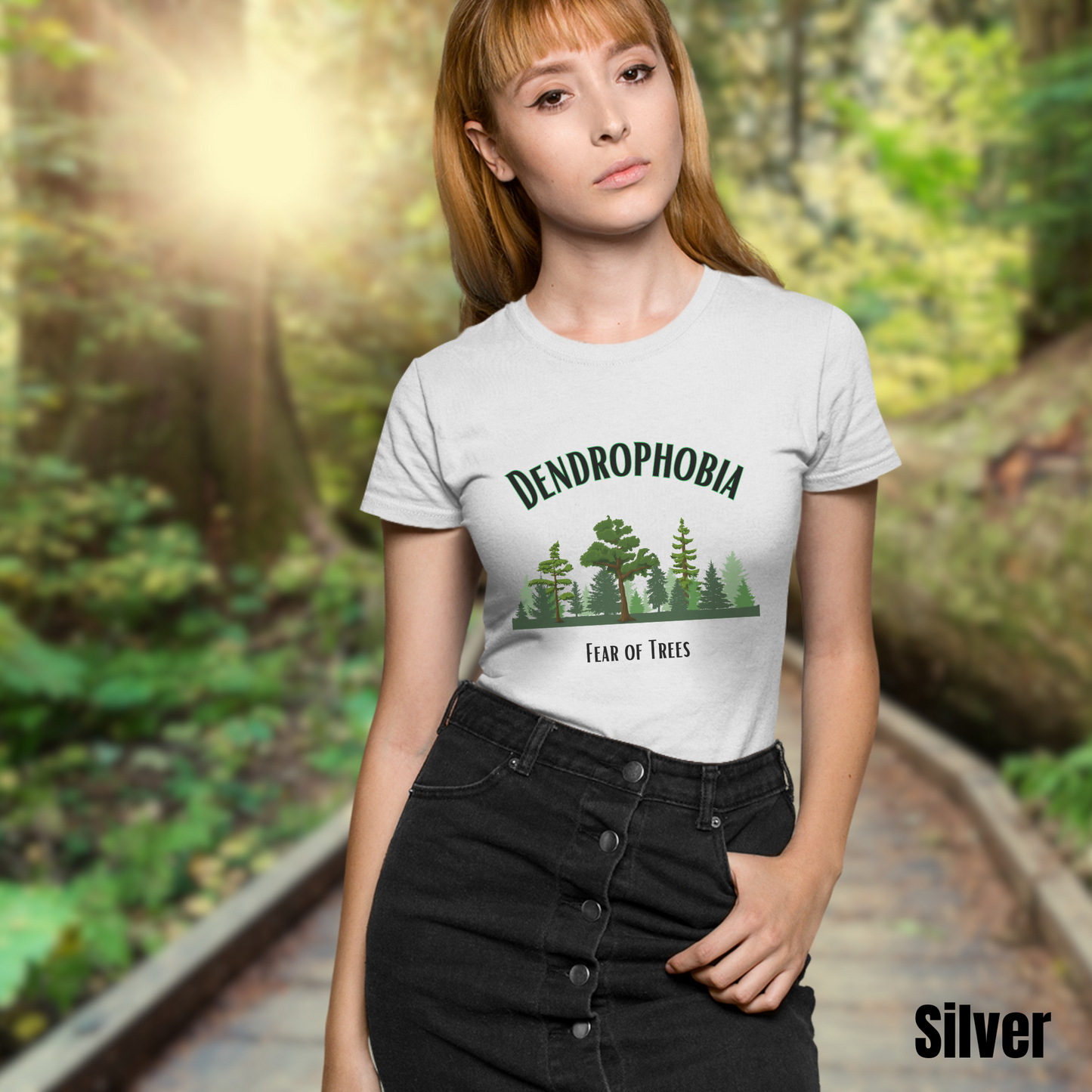 Dendrophobia tee unisex Fear of Trees horror tshirt for her Ranger gift Outdoors lover tee gift camping tee for her nature tshirt phobia gift