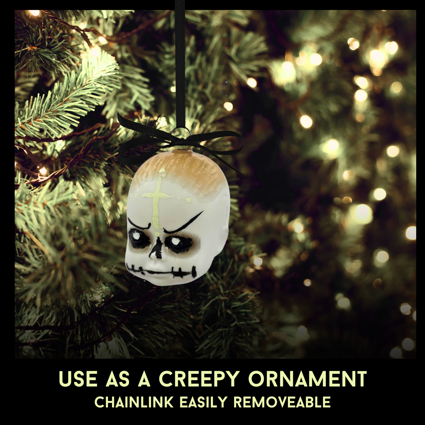 Voodoo Baby Bag Charm | Handmade Horror Purse Charm
