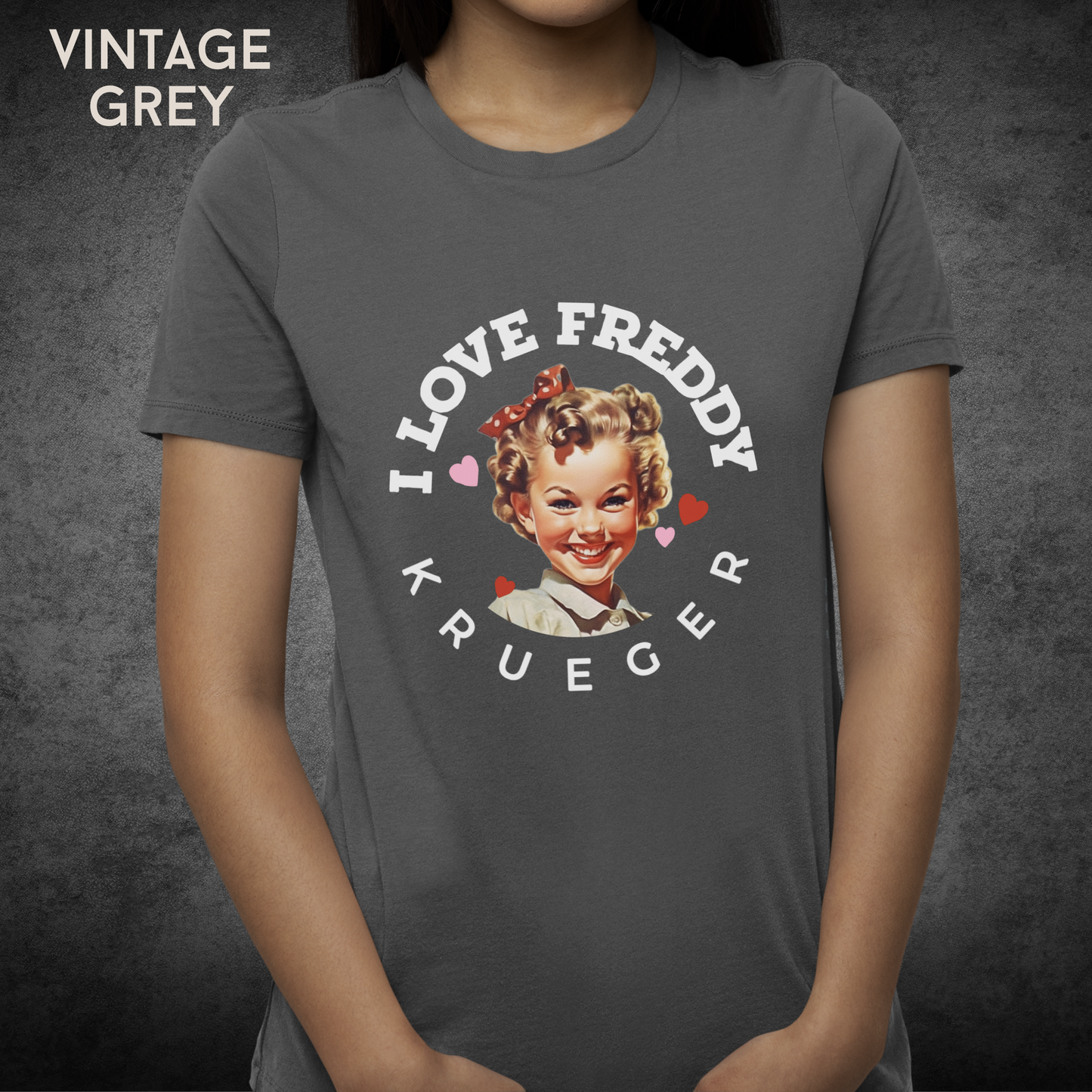 I Love Freddy Krueger Unisex Horror Tee Comfort Colors 1717 | Nightmare on Elm Street Shirt | Slasher Valentine Tee
