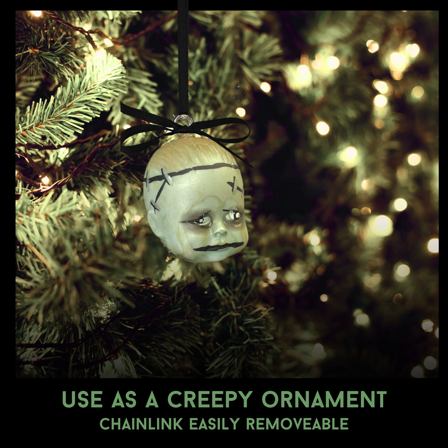 Frankenbaby Handmade Horror Bag Charm