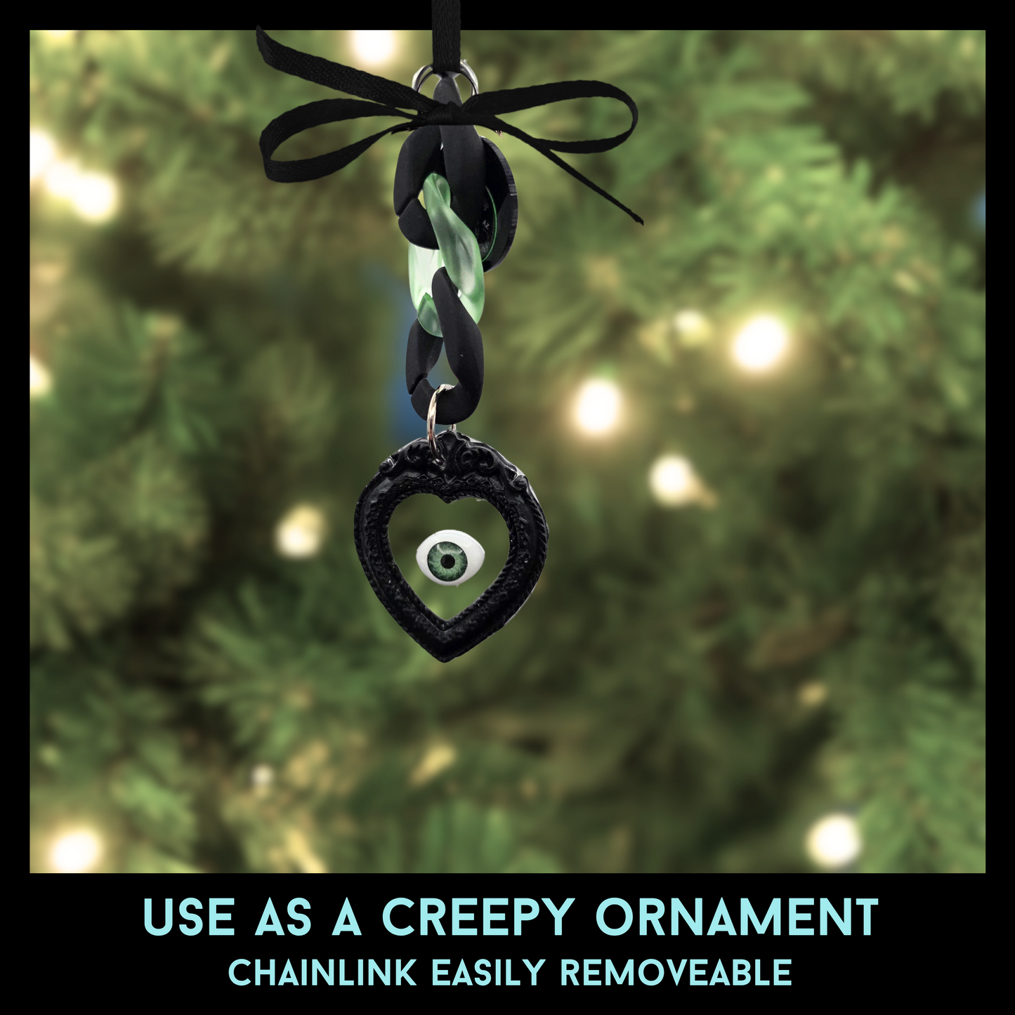 I'm Watching You Eye Bag Charm | Handmade Gothic Purse Charm