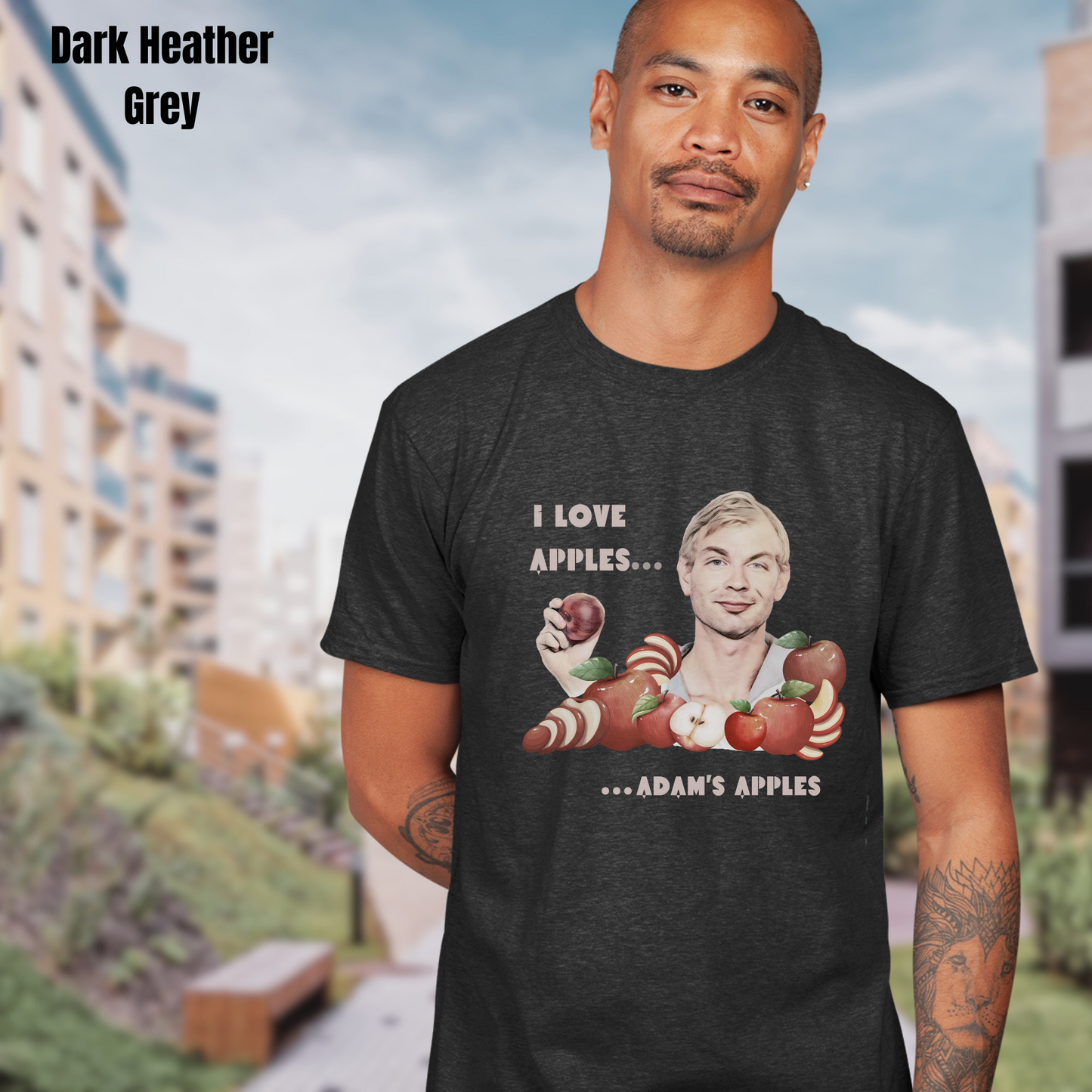 I Love Apples Dahmer tee unisex dark humor horror tshirt for her Dahmer tee gift true crime punk tee for him serial killer tshirt gift