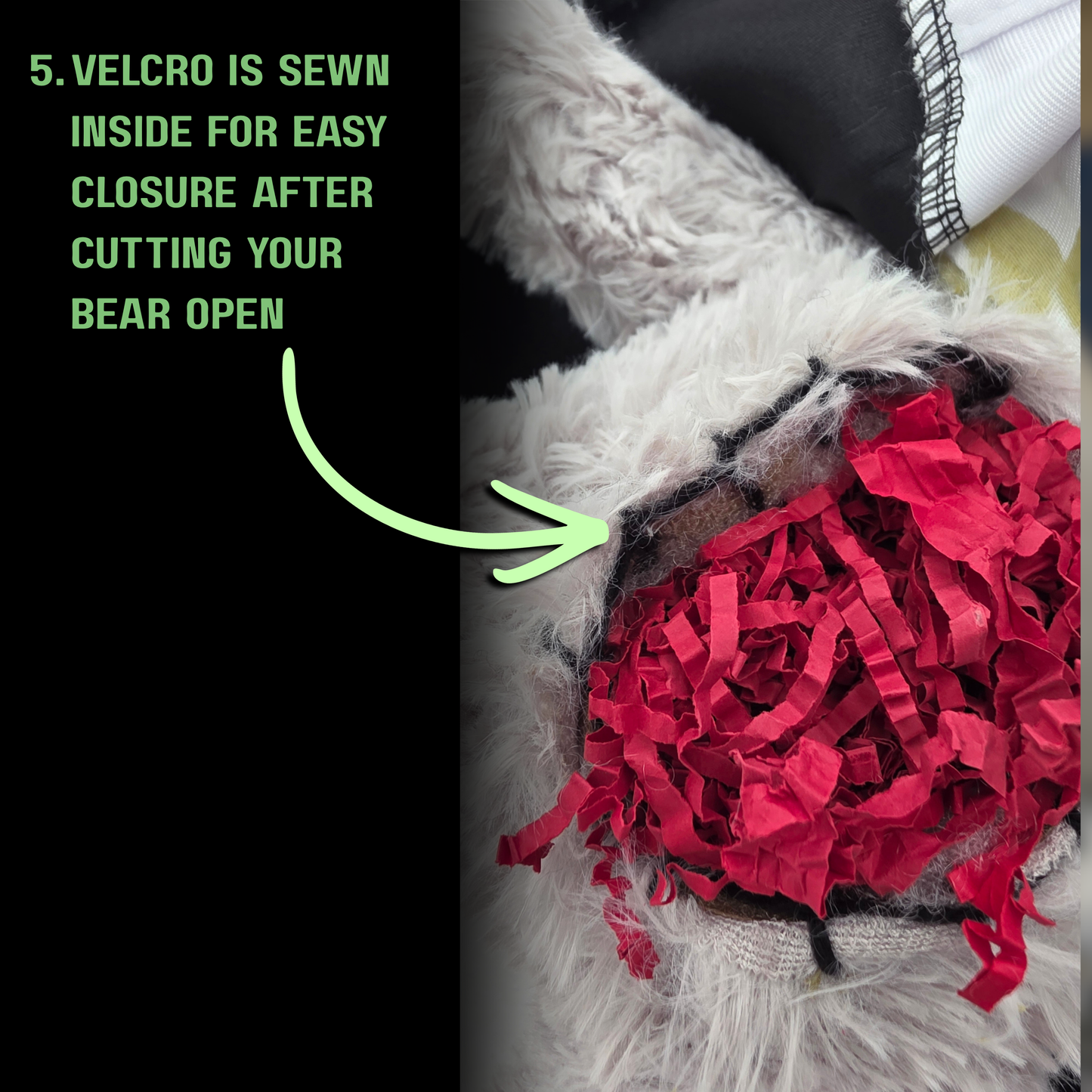 Sinister Stuff 'N' Stitch™ Possessed Bear Plush