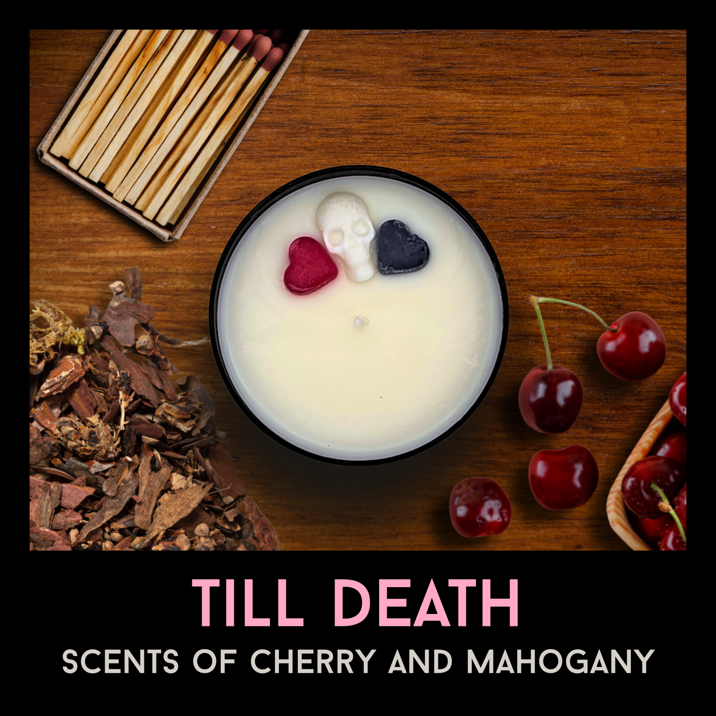 Sinister Love Candle Gift Set | Gothic Valentine Candles | Horror Romance Gift | Soy Coconut Wax | Spooky Love Decor | Sinister Studios AZ