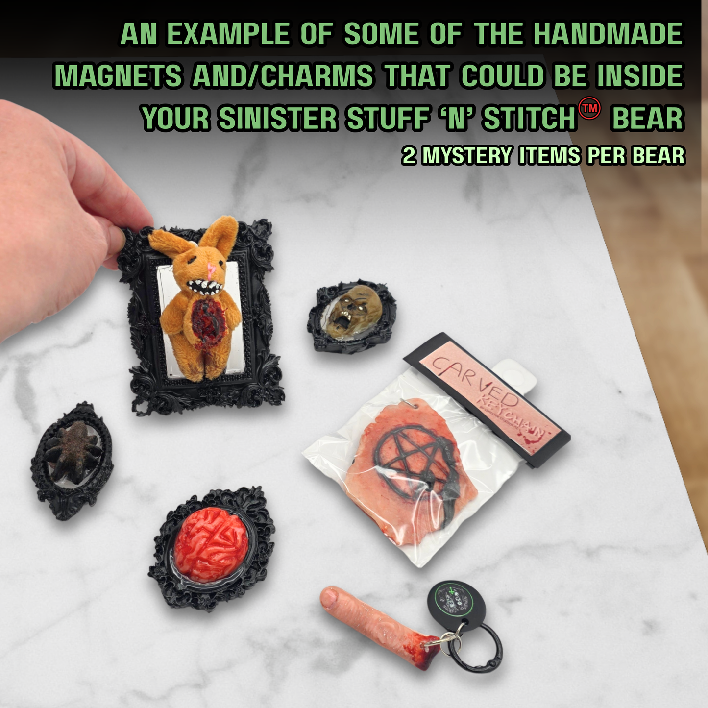 Sinister Stuff 'N' Stitch™ Possessed Bear Plush