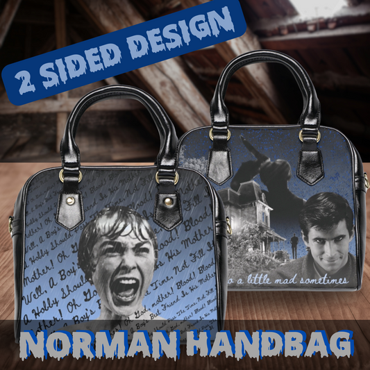 Norman handbag Psycho purse horror movie fan gift for her horror crossbody bag classic horror handbag gift Horror shoulder bag birthday gift
