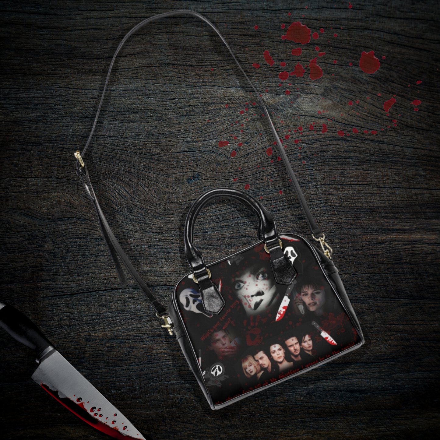 Scream handbag women's horror crossbody bag horror Movie crossbody purse Ghostface horror movie handbag horror gift for her horror fan gift for her