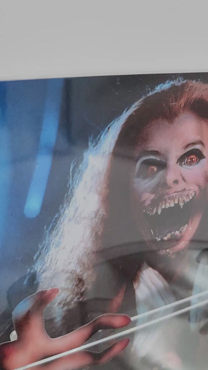 Vampire Amy 3D Effect Acrylic – Fright Night Horror Display | Autograph-Friendly Acrylic Collectible | Sinister Studios AZ Exclusive
